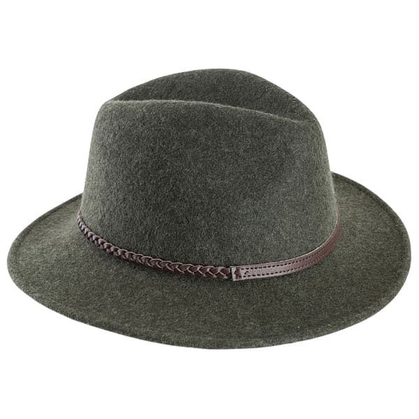 W's Tack Fedora Olive Melange, view: 0