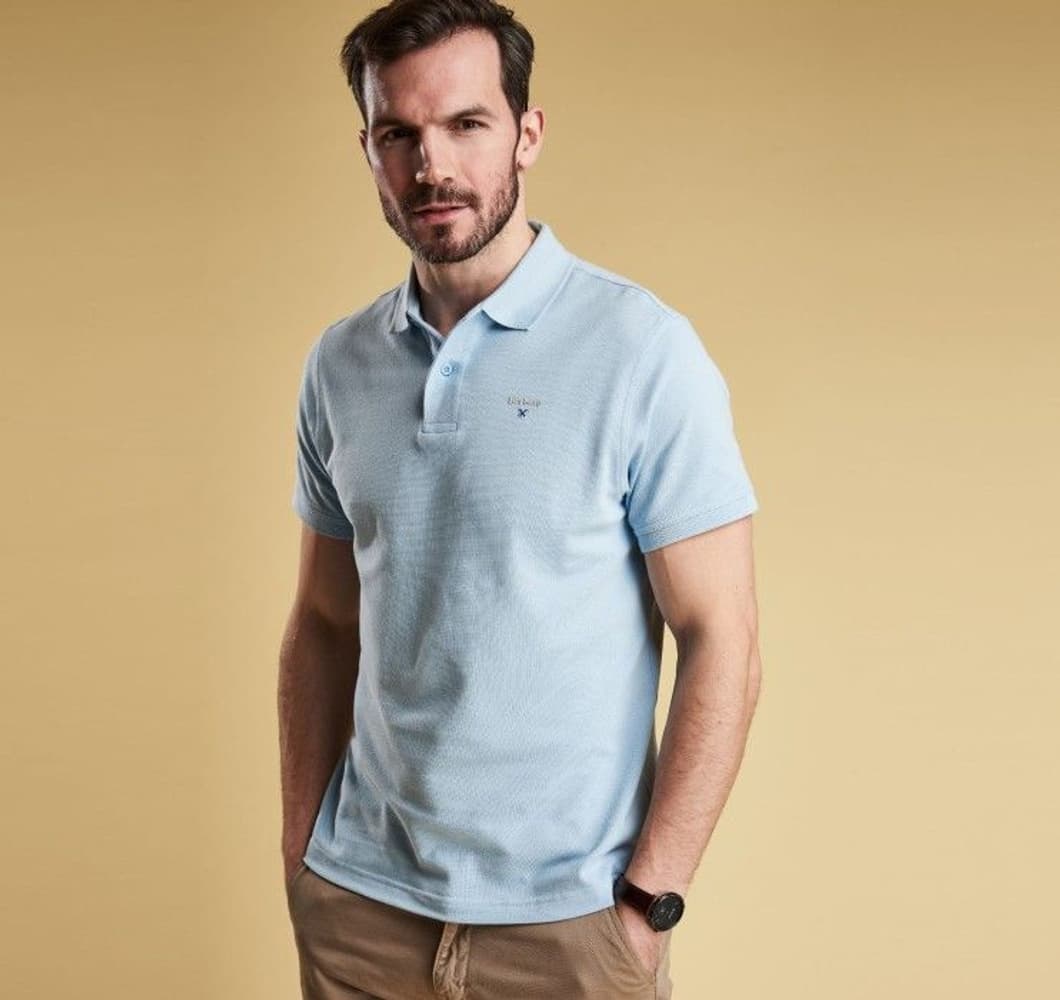 M's Sports Polo Blue Mlnge, view: 1