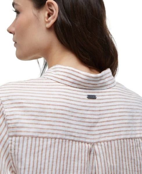 W's Marine Linen Shirt Bran Stripe, productDetailPage.view: 4