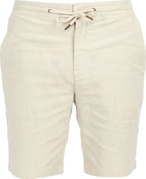 M's Linen Shorts Light Stone, view: 0