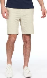 M's Linen Shorts Light Stone - view: 1