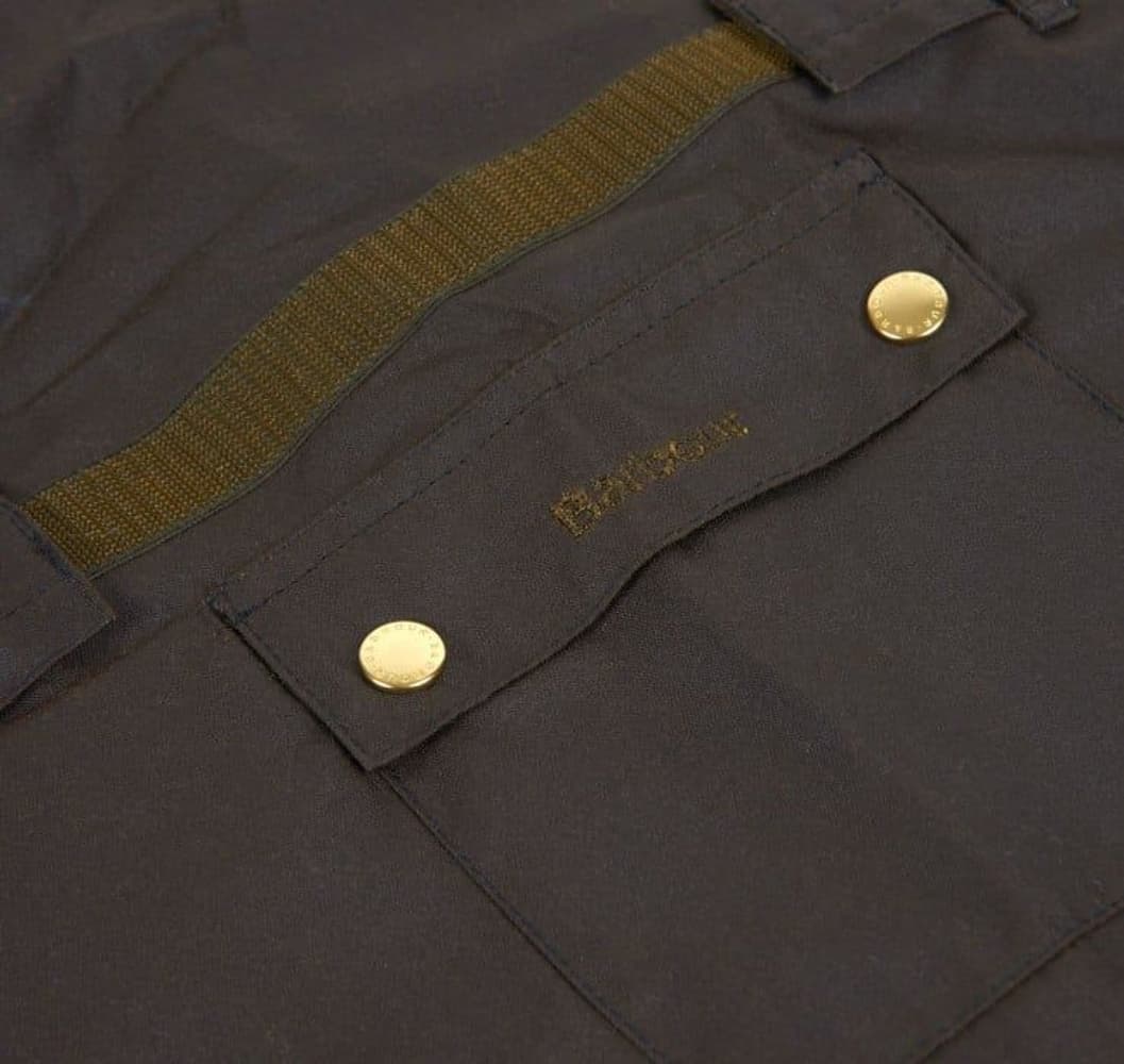 2 in 1 Wax Dog Coat Olive/Brown, view: 3