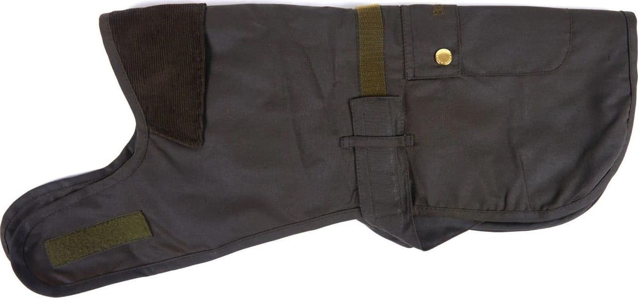 2 in 1 Wax Dog Coat Olive/Brown, view: 0