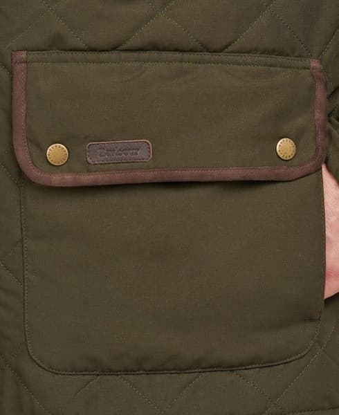 M's Burton Quilt Dark Olive, view: 3