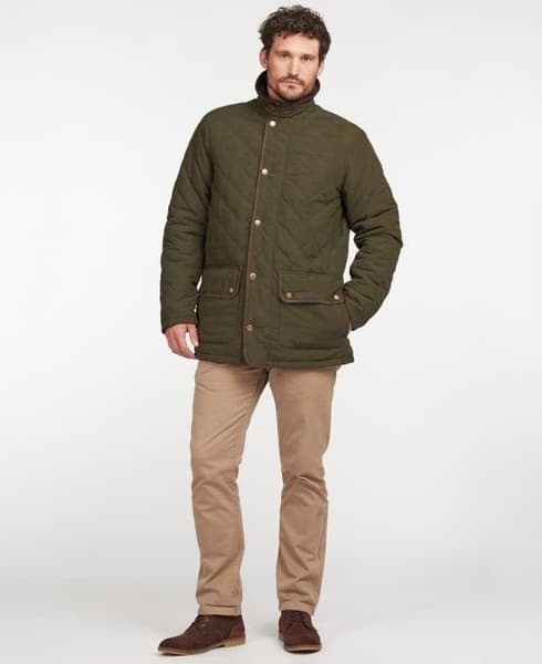 M's Burton Quilt Dark Olive, view: 5