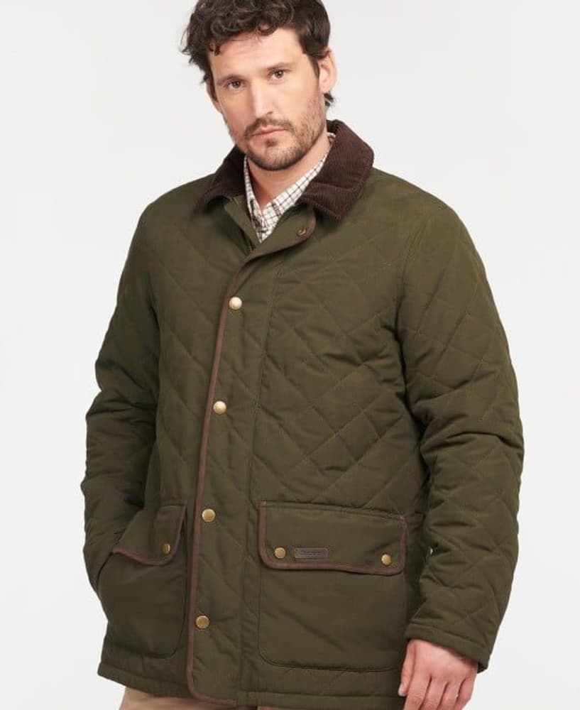 M's Burton Quilt Dark Olive, view: 1