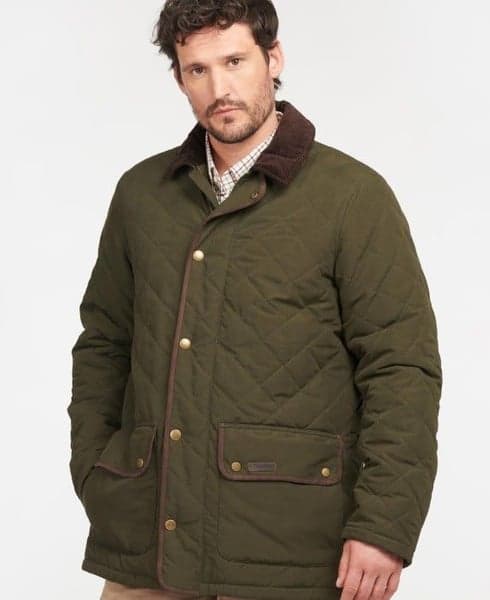 M's Burton Quilt Dark Olive, view: 1