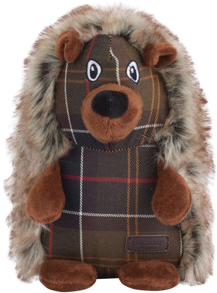 Dog Hedgehog Toy Brown/Tartan, view: 0