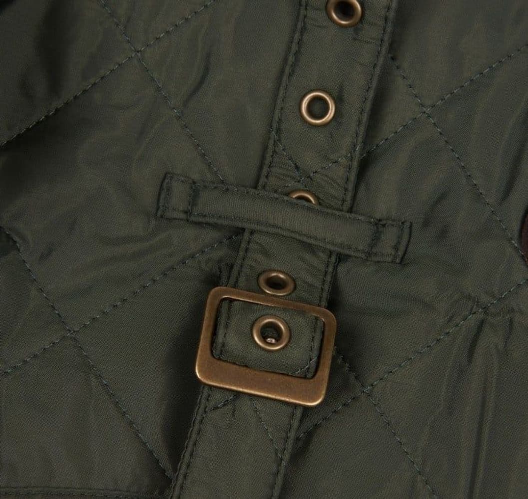 Quilted Dog Coat Olive, view: 3