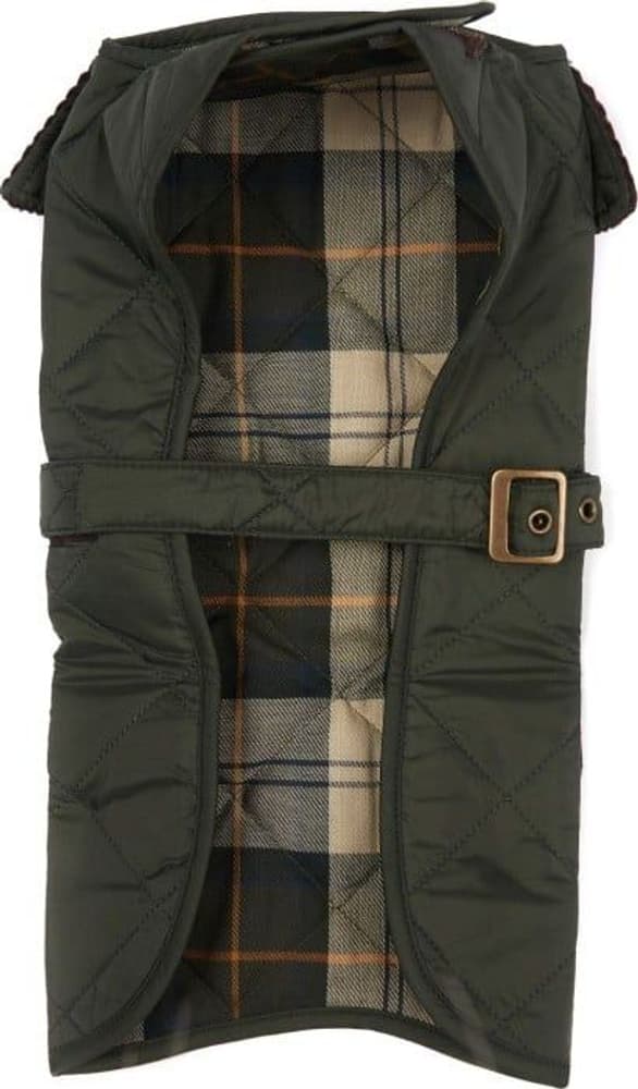 Quilted Dog Coat Olive, view: 1
