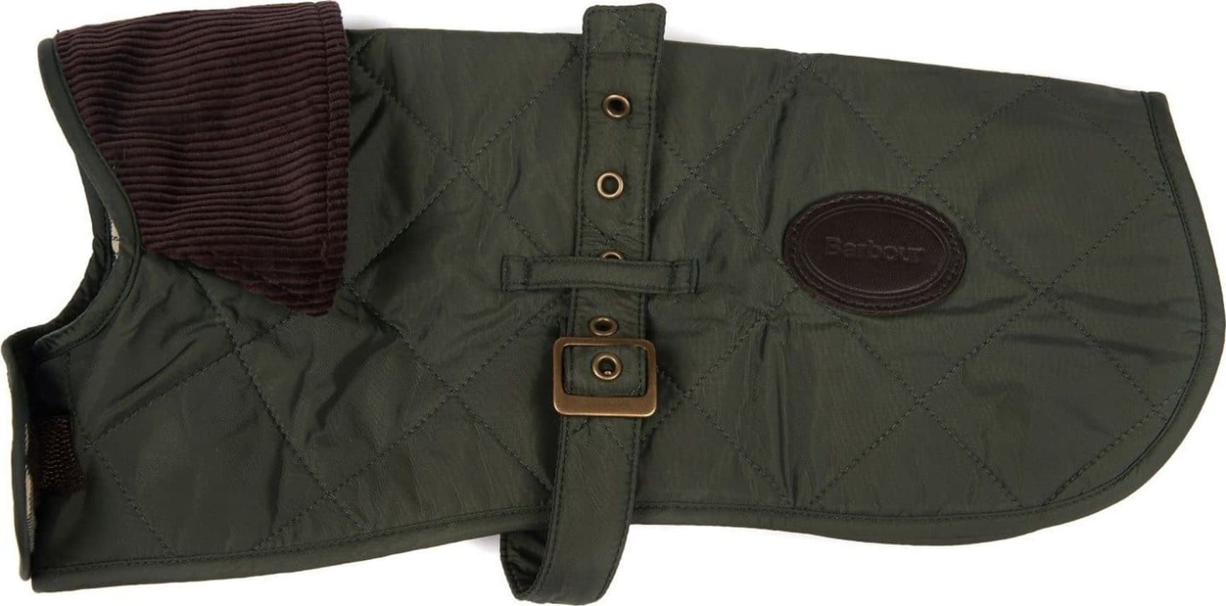 Quilted Dog Coat Olive, view: 0