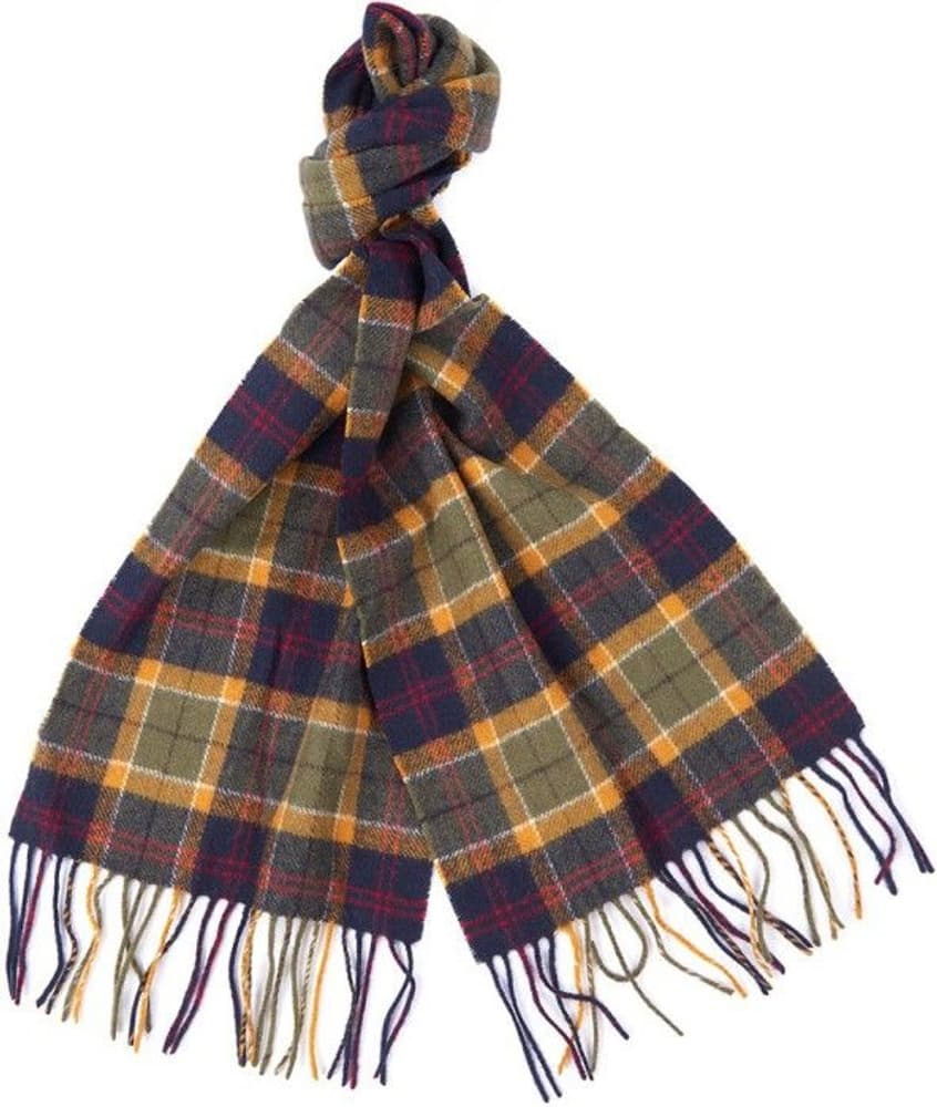 Lambswool Scarf Green/Navy/Red Tartan, view: 0