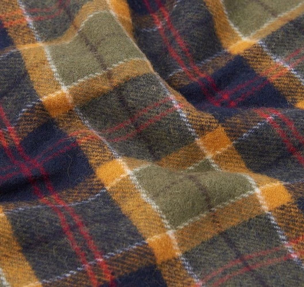 Lambswool Scarf Green/Navy/Red Tartan, view: 3