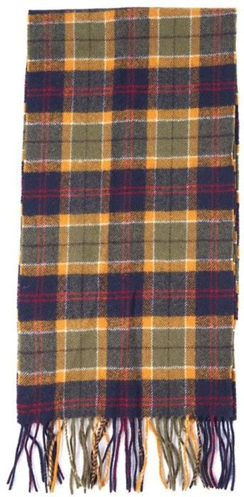 Lambswool Scarf Green/Navy/Red Tartan, view: 2