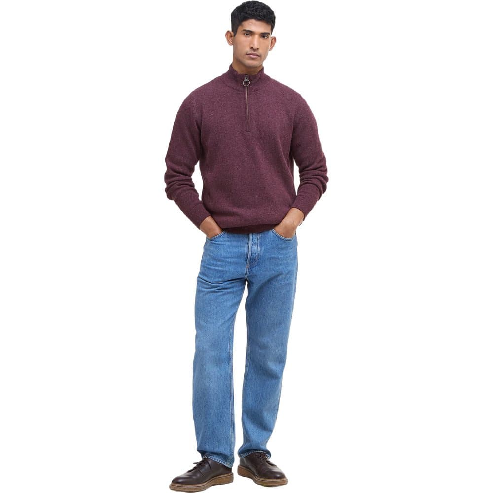 M's Holden Half Zip Ruby Marl, view: 1