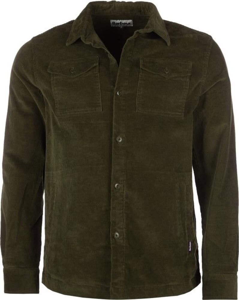 M's Cord Overshirt Olive, view: 0