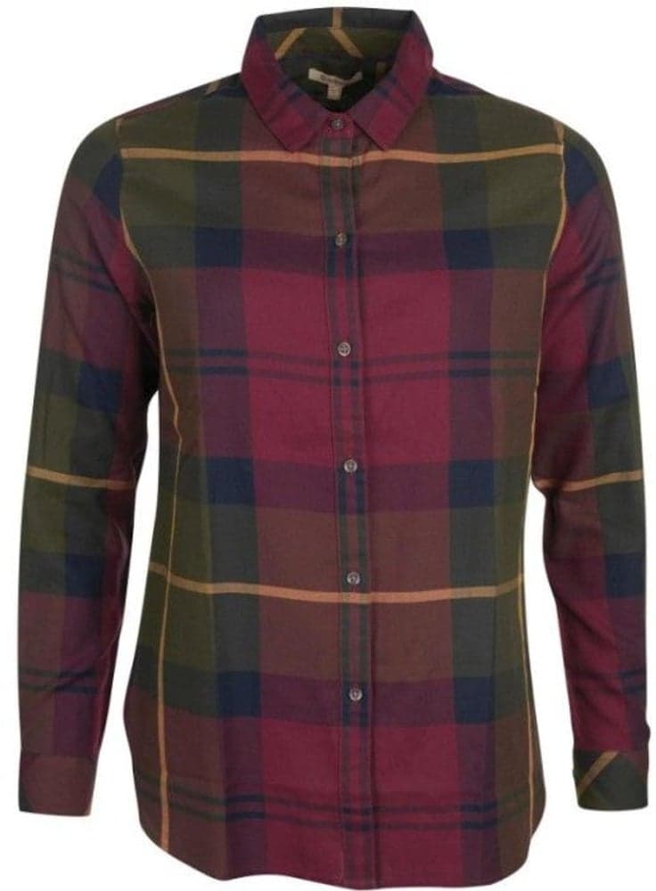 W's Moorland Shirt Elderberry Chec, view: 0