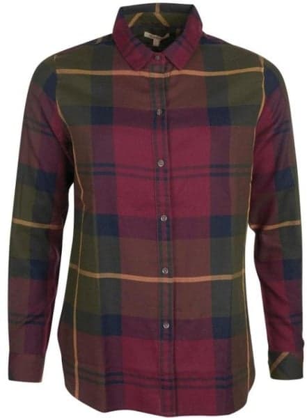 W's Moorland Shirt Elderberry Chec, view: 0