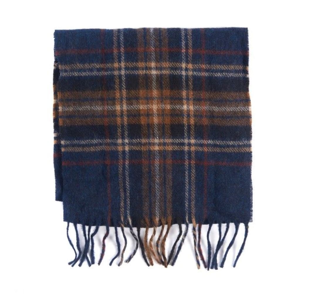 Elwood Scarf Plaid Dark Blue, view: 2