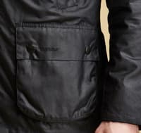 M's Ashby Wax Jacket Black - view: 1