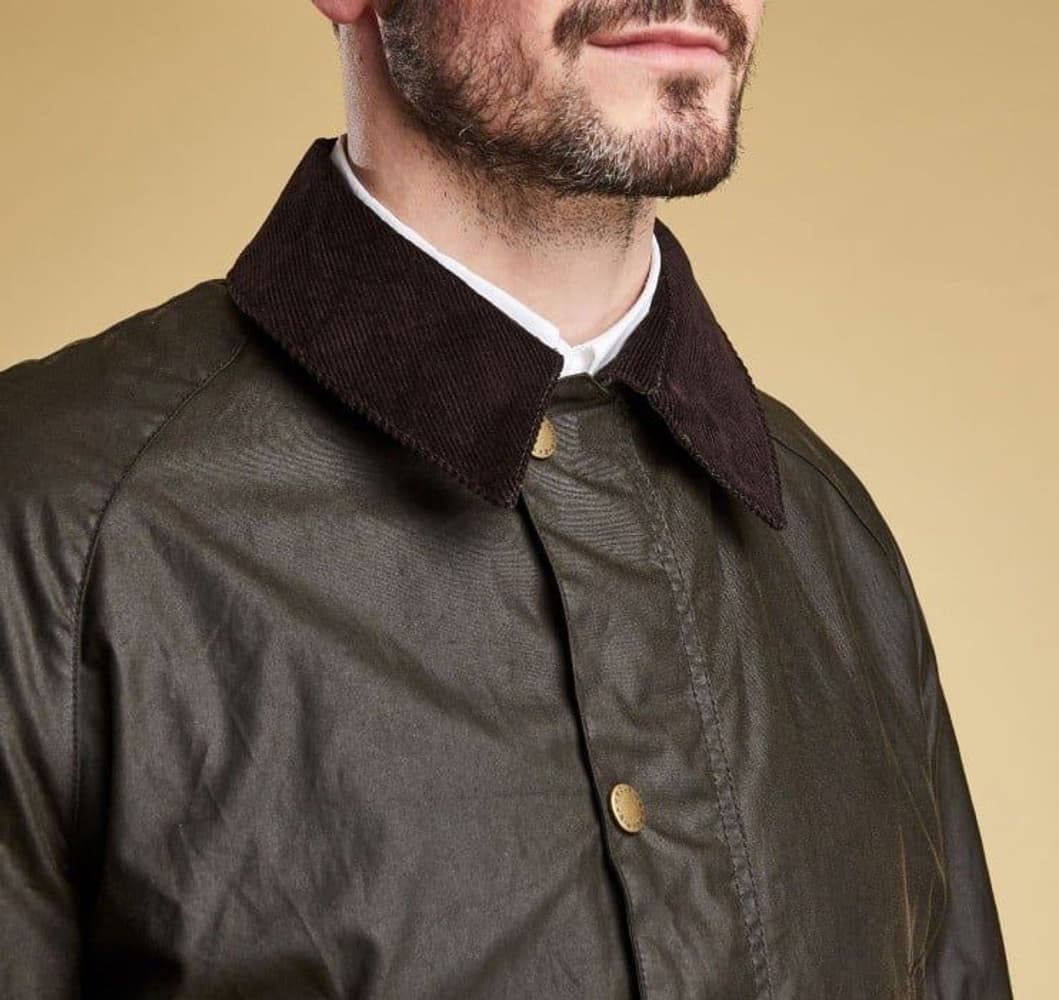 M's Ashby Wax Jacket Olive, view: 5
