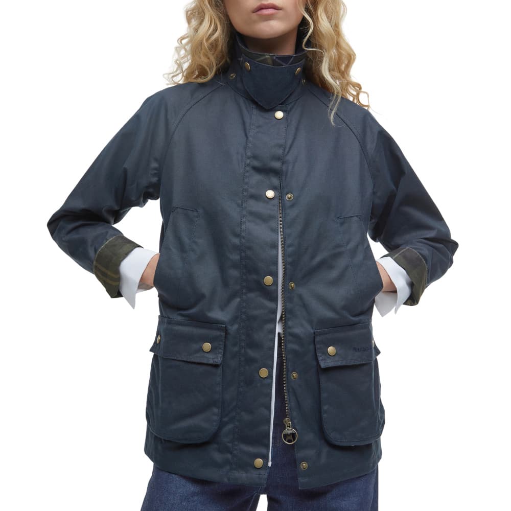 W's Acorn Wax Jacket Navy, view: 3