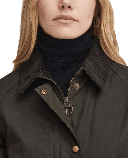 W's Acorn Wax Jacket Olive, view: 3