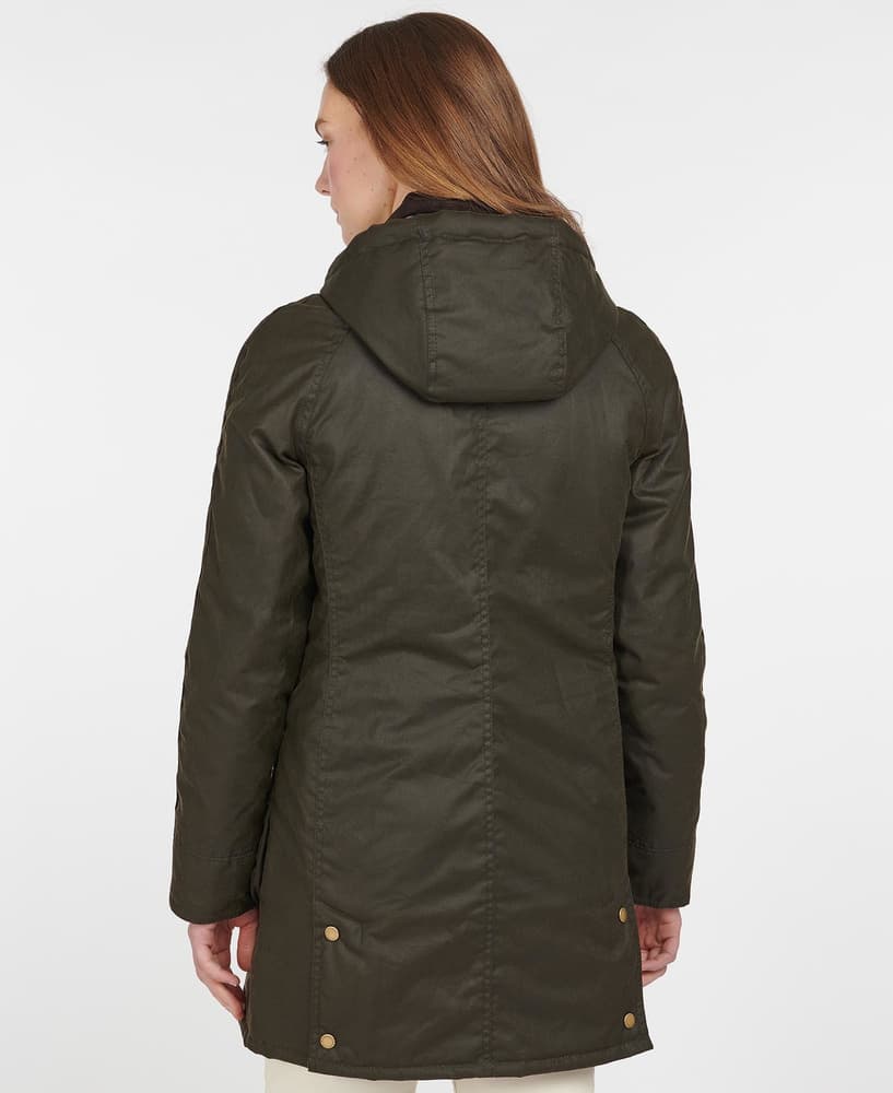 W's Bower Wax Jacket Olive, view: 5