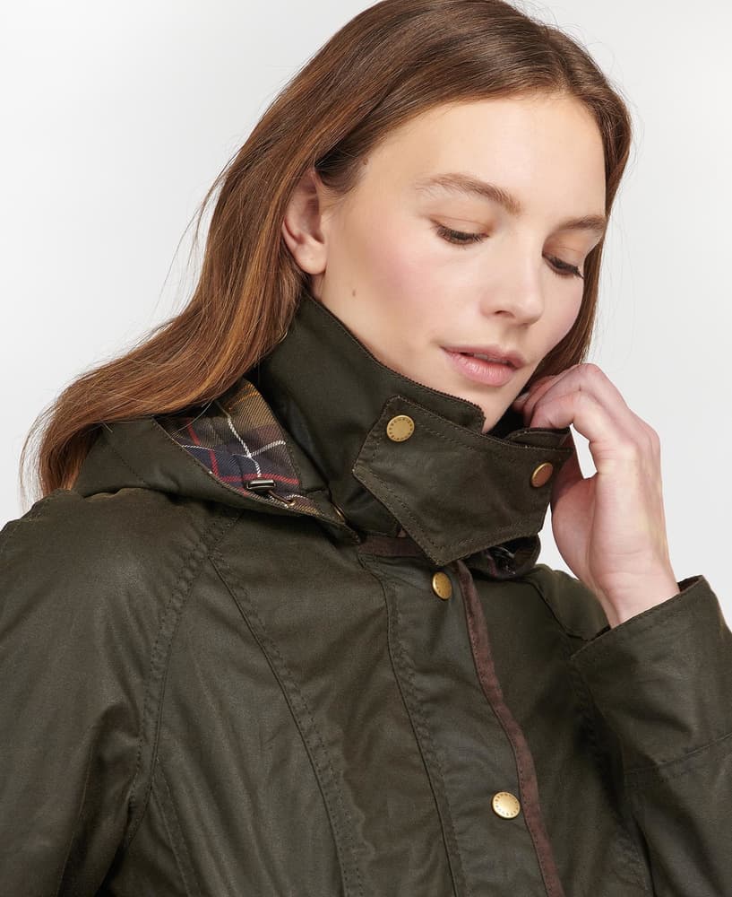 W's Bower Wax Jacket Olive, view: 1