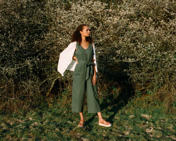 W's Amelda Jumpsuit Moss, view: 4