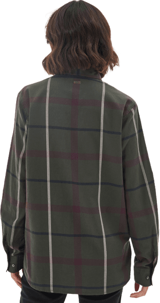 W's Oxer Check Shirt Olive/Black Check, view: 3