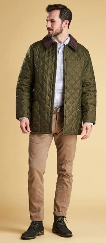 M's Liddesdale Check Dark Olive, view: 5