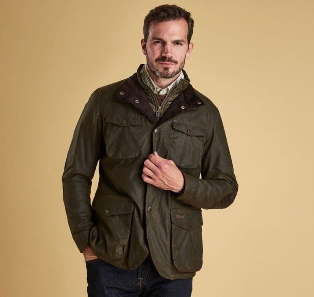 M's Ogston Wax Jacket Olive, view: 2