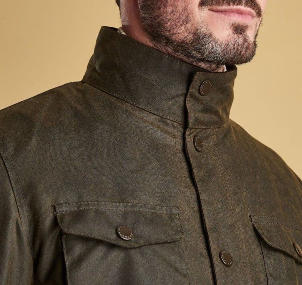 M's Ogston Wax Jacket Olive, view: 4