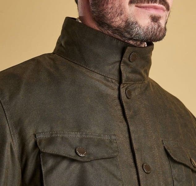 M's Ogston Wax Jacket Olive, view: 4