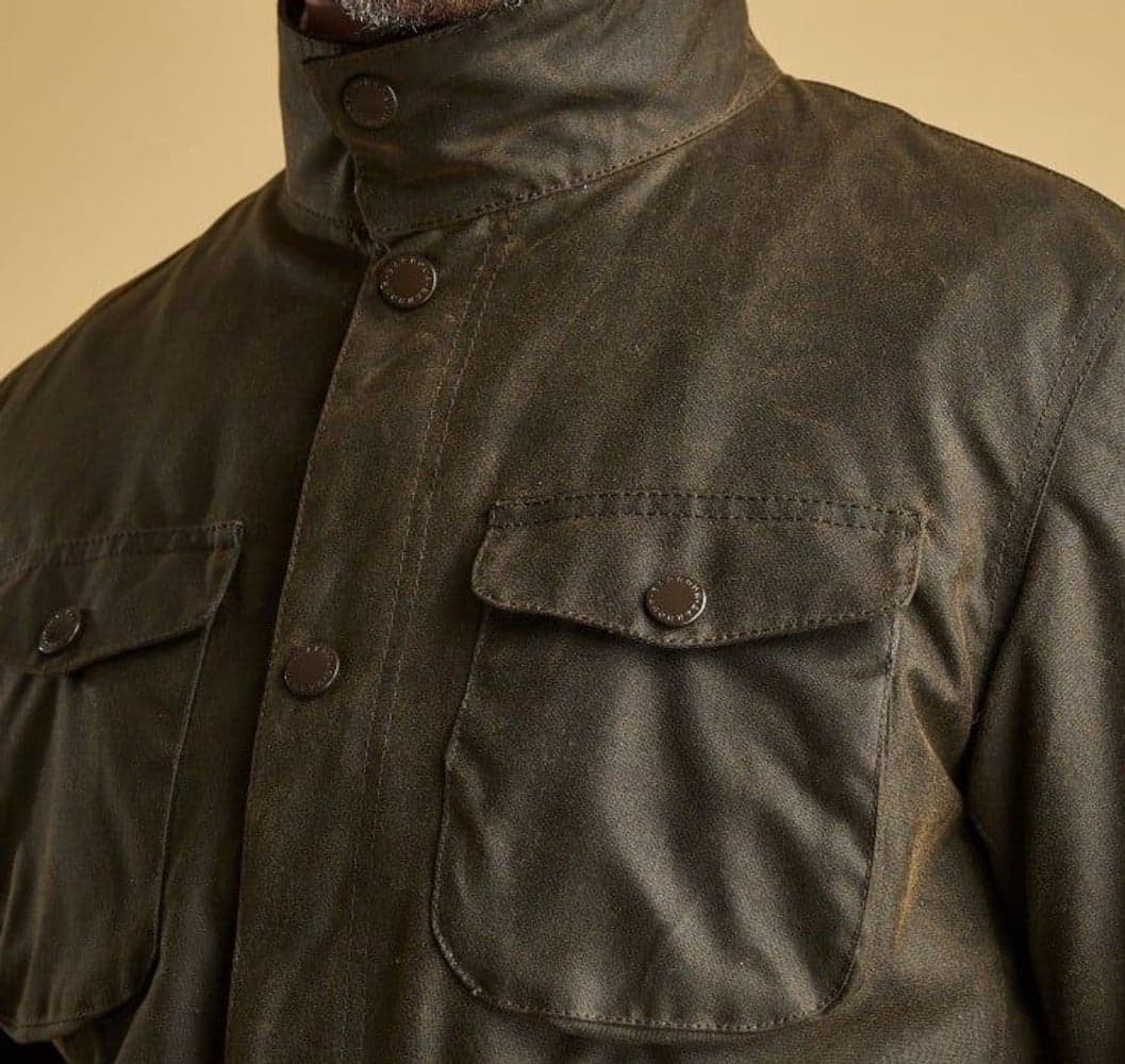 M's Ogston Wax Jacket Olive, view: 6