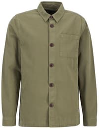 M's Washed Overshirt Bleached Olive - view: 0