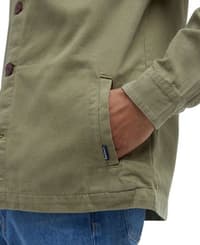 M's Washed Overshirt Bleached Olive - view: 4