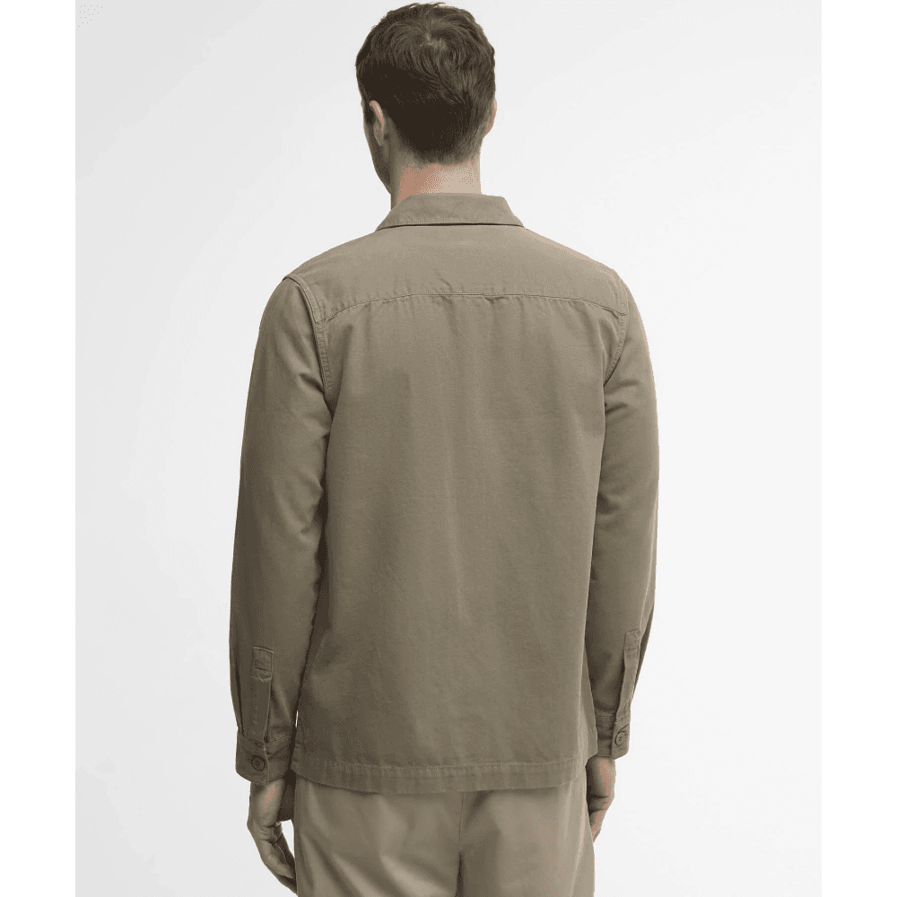 Washed Overshirt Smokey Olive, view: 2