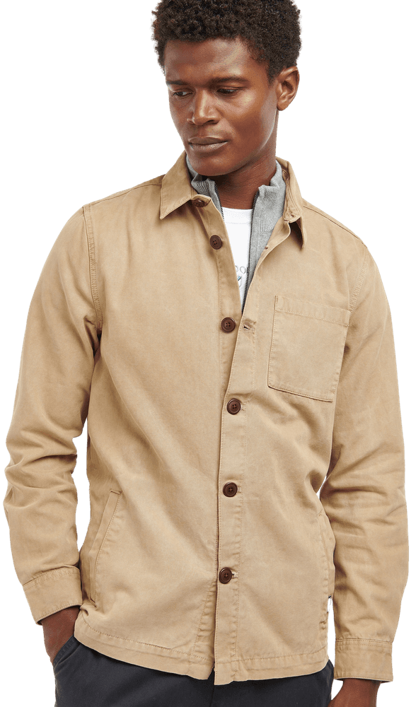 M's Washed Overshirt Washed Stone, view: 2