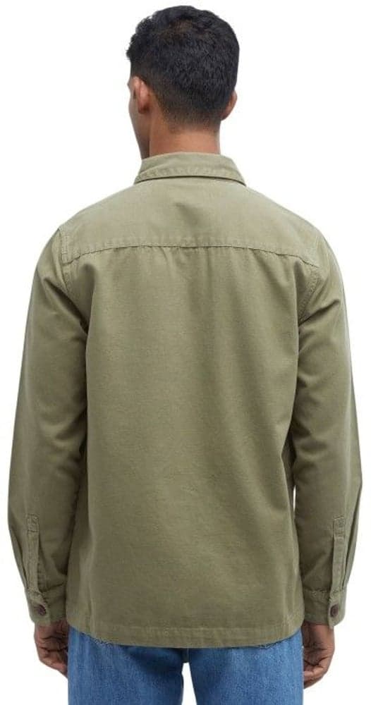 M's Washed Overshirt Bleached Olive, view: 2