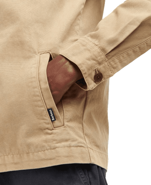 M's Washed Overshirt Washed Stone, view: 5