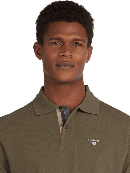 M's Tartan Pique Polo Dark Olive/Classic, productDetailPage.view: 3