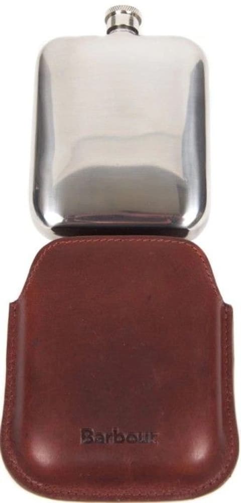 Wax Leather Hipflask Dark Brown, view: 3