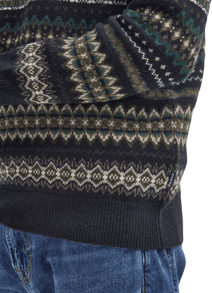 M's Case Fair Crew Neck Black, view: 2