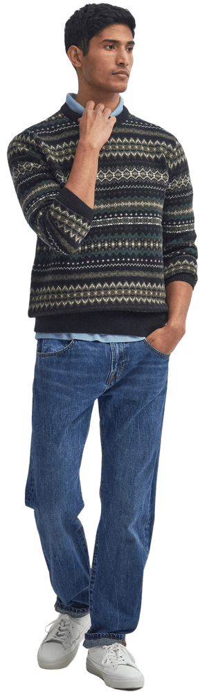 M's Case Fair Crew Neck Black, view: 6