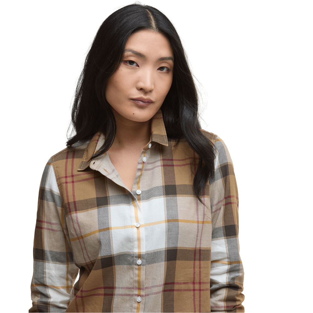 W's Bredon Check Shirt Light Muted Tartan, view: 3