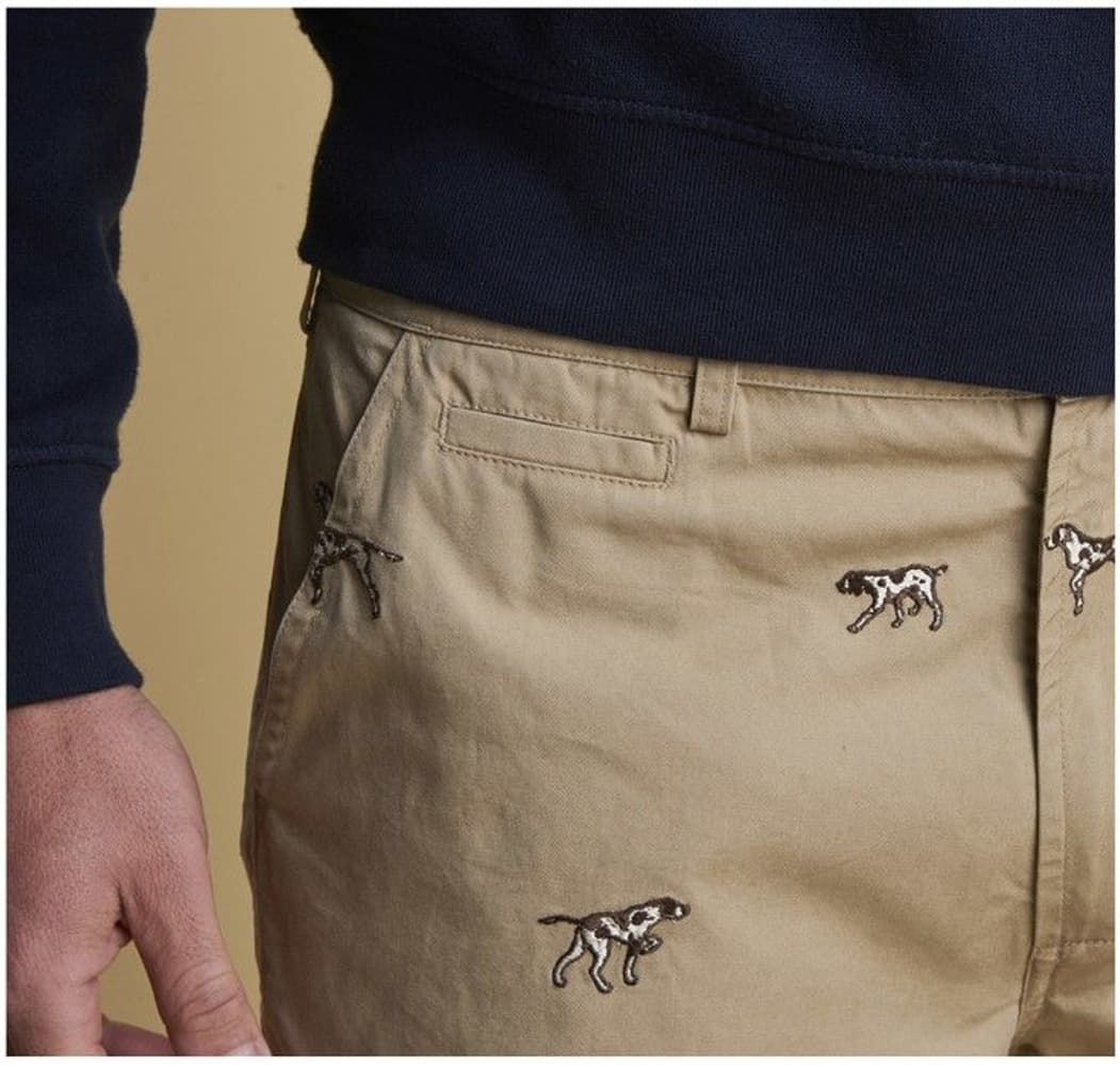 M's Feature Emb Shorts Stone, view: 2