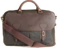 Wax Leather Briefcase Olive - view: 0