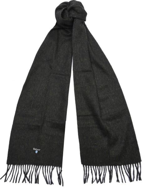 Plain Lambswool Scarf Seaweed, view: 0